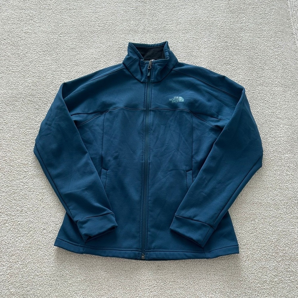 The Northface Women's Ridgewall Soft Shell Jacket size Medium in Shady Blue